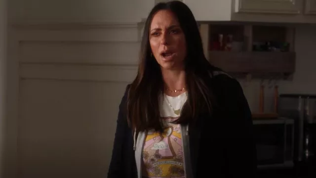 Sandro H21 Etoile Tee worn by Maddie Kendall (Jennifer Love Hewitt) as seen in 9-1-1 (S06E08)