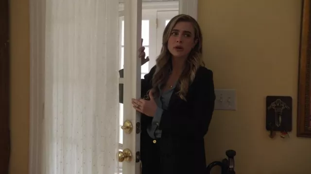 Frame Le High Skinny Jeans worn by Michaela Stone (Melissa Roxburgh) as seen in Manifest (S03E03)