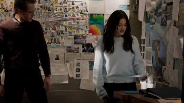 Tibi Fondue Distressed Hem Jumper worn by Olive Stone (Luna Blaise) as seen in Manifest (S03E05)