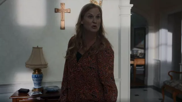 A.L.C. Bryce Top worn by Noelle as seen in Manifest (S04E07)