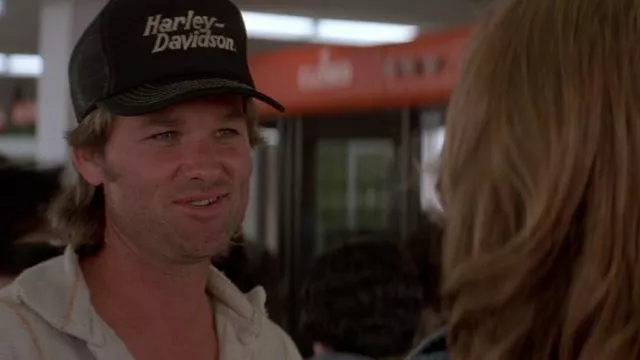 La casquette Harley Davidson portée par Jack Burton (Kurt Russell) dans le film Les Aventures de Jack Burton