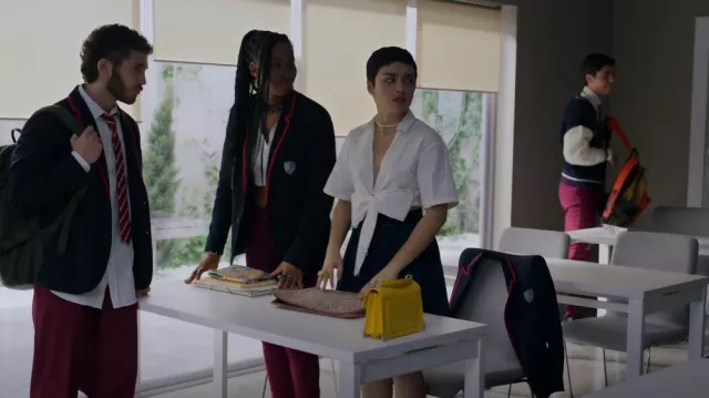 The Kooples Mini Emily Bag worn by Ari Blanco (Carla Díaz) as seen in Elite (S06E03)