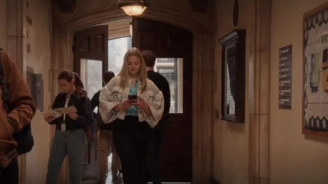Hudson Remi Vegan Leather Pants worn by Leighton Murray (Reneé Rapp) as seen in The Sex Lives of College Girls (S02E03)