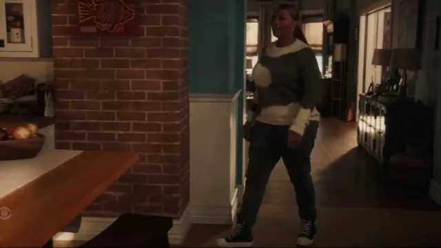 Rick Owens DRKSHDW Black Cargo Sneakers worn by Robyn McCall (Queen Latifah) as seen in The Equalizer (S03E06)