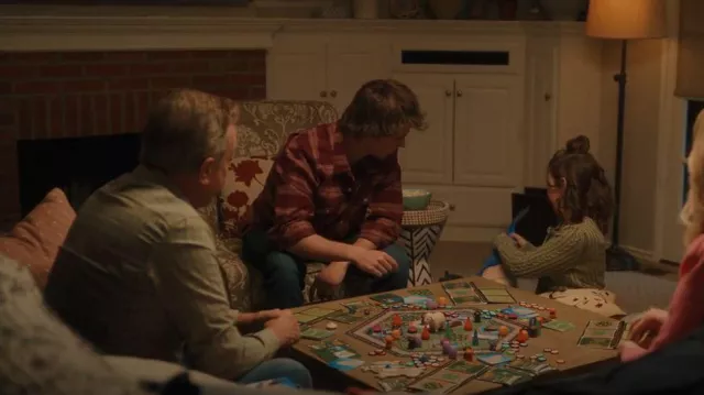 Brixton Bowery Strech L/S Utility Flannel worn by Cal (Austin Kane) as seen in The Santa Clauses (S01E04)