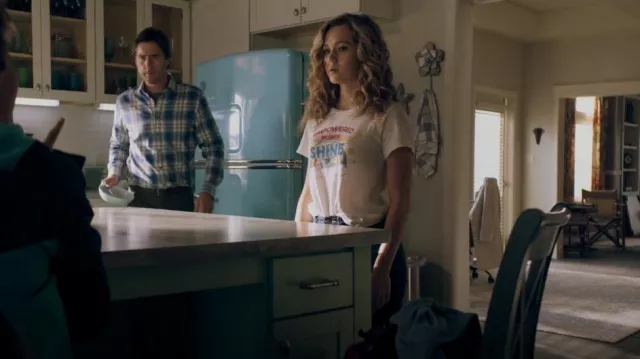 Re/Done Shine Printed Cotton Jersey T-Shirt worn by Courtney Whitmore (Brec Bassinger) as seen in DC's Stargirl (S01E07)