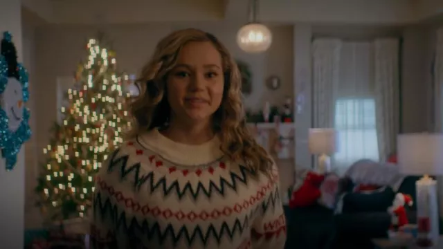 H&M Jacquard-Knit Sweater worn by Courtney Whitmore (Brec Bassinger) as seen in DC's Stargirl (S01E13)