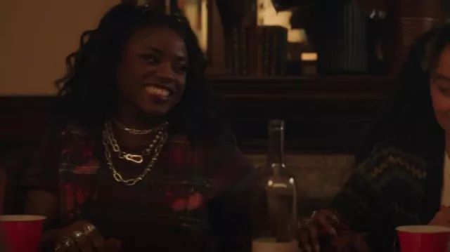 R13 Bleached Relaxed Midi Dress worn by Shan Barnes (Grace Duah) as seen in Gossip Girl (S02E02)