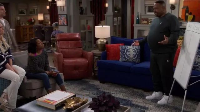 Psycho Bunny Mens French Terry Knit Joggers worn by Calvin Butler (Cedric the Entertainer) as seen in The Neighborhood (S05E09)