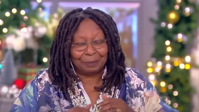 Johnny Was Ono Emilia Kimono worn by Whoopi Goldberg as seen in The View on  December 5, 2022
