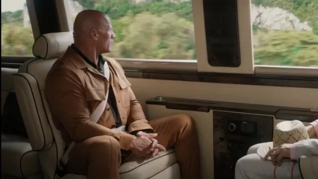 Zegna Oasi Cash­mere Over­shirt worn by Dwayne Johnson (Dwayne Johnson) as seen in Young Rock (S03E04)