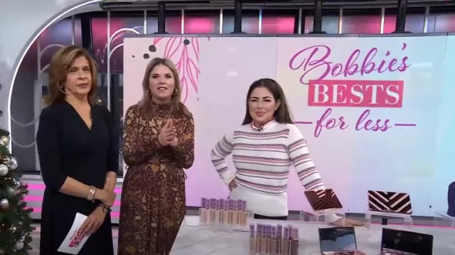 Scotch & Soda Fair Isle Stripe Pullover worn by Bobbie Thomas as seen in Today with Hoda & Jenna on December 12, 2022