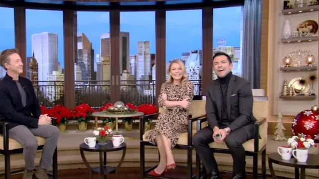Gianvito Rossi High-Heeled Pumps worn by Kelly Ripa as seen in LIVE with Kelly and Ryan on December 12, 2022