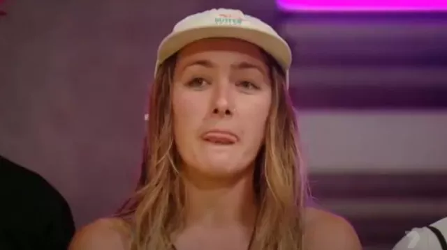 Butter Goods racing 6-Pan­el Strap Back Hat worn by Estelle Landy as seen in Big Brother Australia (S14E24)