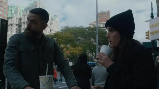 John Varvatos Andrew Slim Fit Leather Trucker Jacket worn by Special Agent Omar Adom 'OA' Zidan (Zeeko Zaki) as seen in FBI (S05E09)