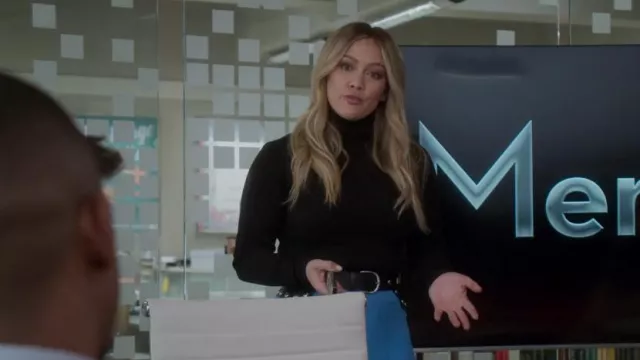 Isabel Marant Tricy embellished Leather Waist Belt worn by Kelsey Peters (Hilary Duff) as seen in Younger (S06E07)