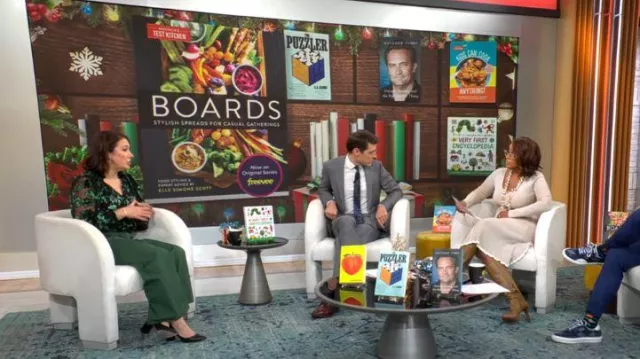 Veronica Beard Maliyah Pants worn by  Sarah Gelman as seen in CBS Mornings on  December 15, 2022