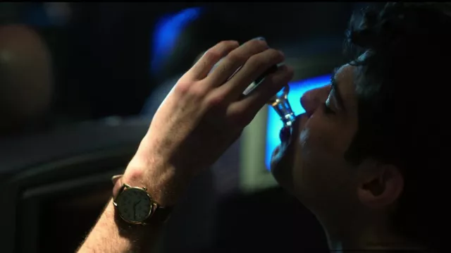 Timex gold watch worn by Owen Hendricks (Noah Centineo) as seen in The Recruit TV show (S01E01)
