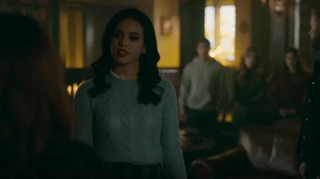Joie Tenzin Sweater worn by Josie Saltzman (Kaylee Bryant) as seen in Legacies (S02E13)