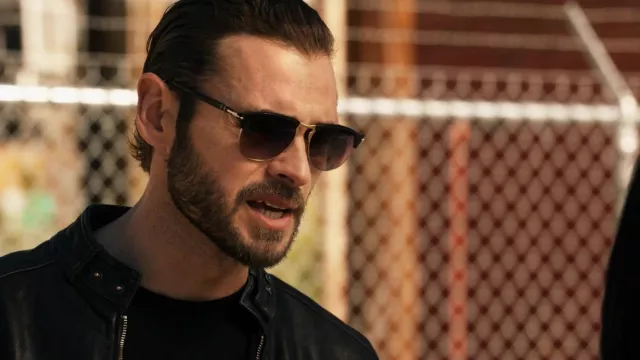 Persol sunglasses worn by Arman Morales (Adan Canto) as seen in The Cleaning Lady TV series (S02E12)
