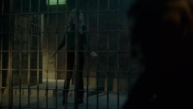 Freda Salvador Emi Lug Com­bat Boot worn by Lizzie Saltzman (Jenny Boyd) as seen in Legacies (S04E16)