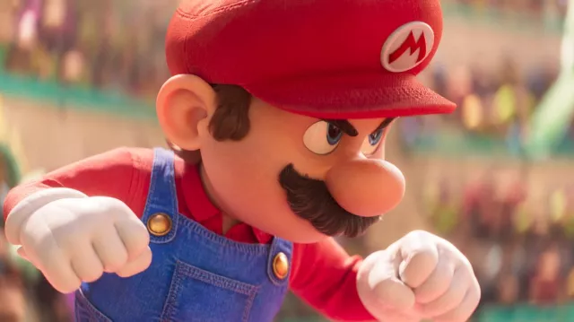 Gorra roja M usada por Mario (Chris Pratt) como se ve en The Super Mario  Bros. Movie