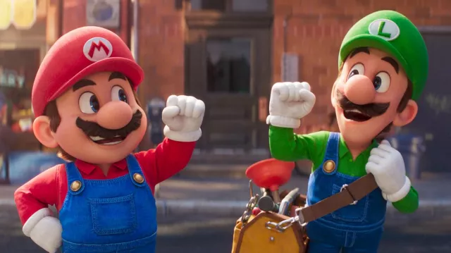 Green "L" hat cap worn by Luigi (Charlie Day) as seen in The Super Mario Bros. Movie