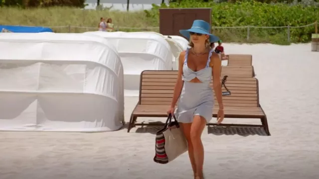 Chanel Paris-Hamburg Deauville Two-Way Bag worn by Nicole Martin as seen in The Real Housewives of Miami (S05E03)