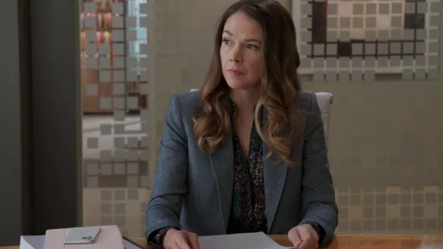 A.L.C. Stevie Single Button Jacket worn by Liza Miller (Sutton Foster) as seen in Younger (S07E05)
