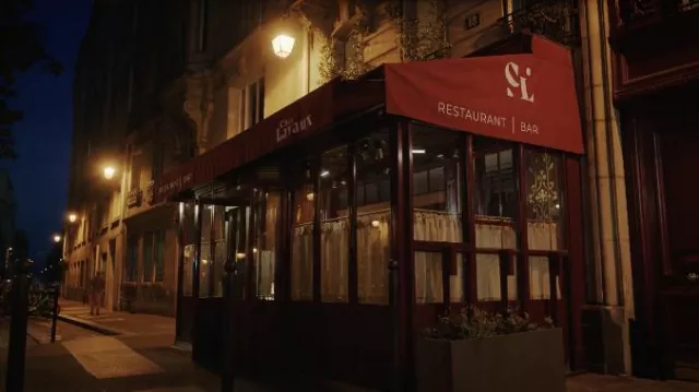 Terra Nera Restaurant in Paris as Chez Lavaux as seen in Emily in Paris TV series (S03E05)