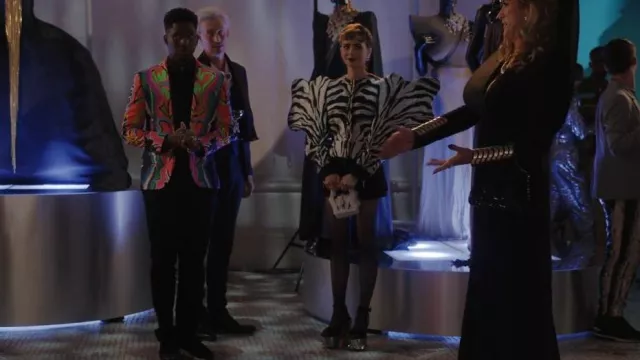 Christian Louboutin Superyaz Platform Sandals worn by Emily Cooper (Lily Collins) as seen in Emily in Paris (S03E02)