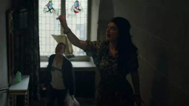 Maje Rulli Floral Smocked Dress worn by Adele (Eve Hewson) as seen in Behind Her Eyes (S01E04)