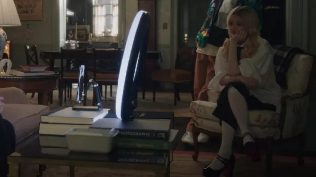 Christian Louboutin Mary Jane Platform Pumps worn by Audrey Hope (Emily Alyn Lind) as seen in Gossip Girl (S02E05)