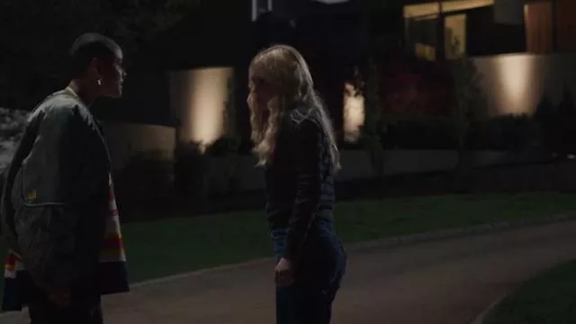 Vince Breton Stripe Turtleneck Cashmere Sweater worn by Audrey Hope (Emily Alyn Lind) as seen in Gossip Girl (S02E05)