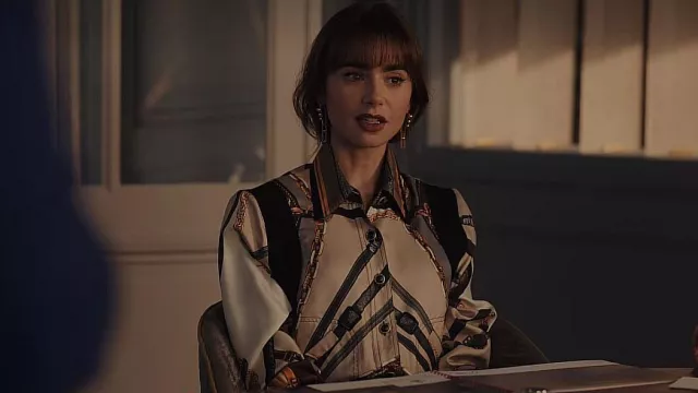Louis Vuitton Petite Malle Bag worn by Emily Cooper (Lily Collins) as seen  in Emily in Paris (S03E01)