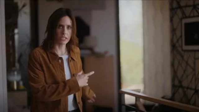 Nili Lotan Clarissa Suede Jacket worn by Shane McCutcheon (Katherine Moennig) as seen in The L Word: Generation Q (S03E06)