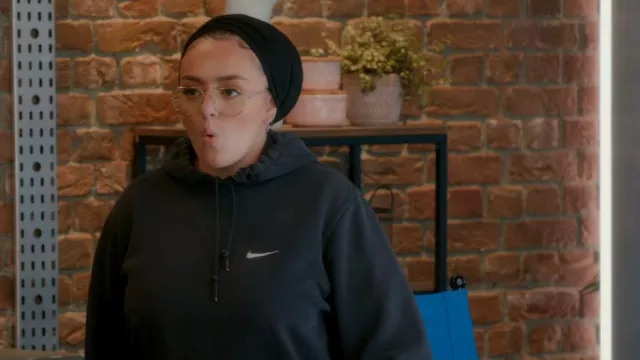 Nike Black Hoodie worn by Samah Say as seen in Glow Up: Britain's Next Make-Up Star (S03E05)