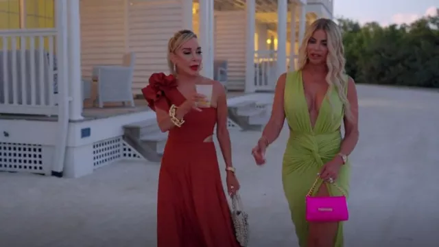 Maygel Coronel Drop VIII Caracciolo One-Shoulder Cut Out Gown worn by Marysol Patton as seen in The Real Housewives of Miami (S05E06)