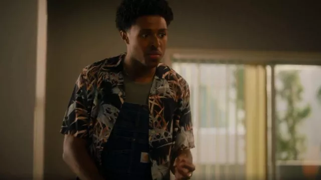 Chemise All Saints Siber portée par Doug (Diggy Simmons) comme on le voit dans grown-ish (S04E10)