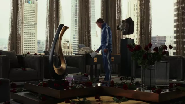 Adidas Tracksuit in blue worn by Miles Bron (Edward Norton) in Glass Onion: A Knives Out Mystery