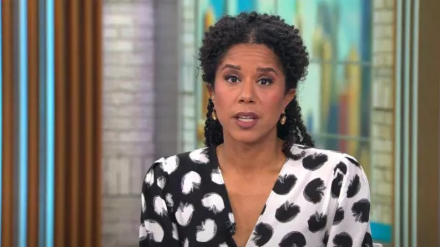Boss Danotta Dress worn by Adriana Diaz as seen in CBS Mornings on December 29, 2022