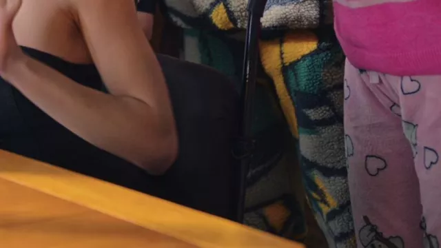 Stüssy Colorblock Sherpa pants worn by Sloane (Hari Nef) in 1Up