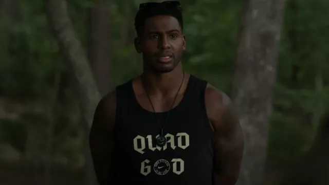 Débardeur d’entraînement Nike Quad God pour hommes Dri-FIT Gym tout neuf avec étiquettes portées par Jamison Fields (Vaughn Hebron) comme on le voit dans le jeu (S02E03)
