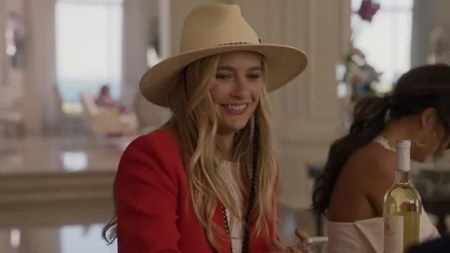 Maison Michel Zango Fedora Hat worn by Camille (Camille Razat) as