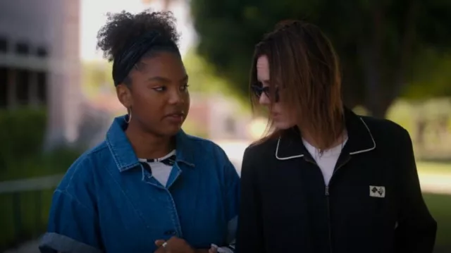 Rachel Comey Larchmont Shortsuit worn by Angelica 'Angie' Porter-Kennard (Jordan Hull) as seen in The L Word: Generation Q (S03E08)