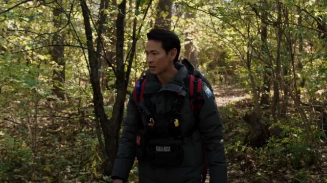 Canada goose Gray Wyn­d­ham Down Jack­et worn by Justin Lieu(Ivan Shaw) as seen in Chicago Med (S08E10)