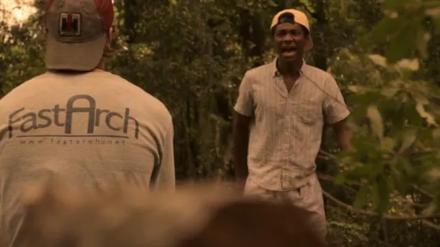 RVCA Club Elastic Shorts worn by Pope Heyward (Jonathan Daviss) as seen in Outer Banks (S01E04)