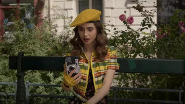 Awsaccy Umiko Phone Case used by Emily Cooper (Lily Collins) as seen in Emily in Paris (S02E09)