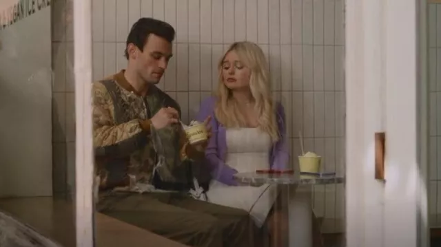 Staud Mini Wells Sleeveless Cotton Twill Dress worn by Audrey Hope (Emily Alyn Lind) as seen in Gossip Girl (S02E08)