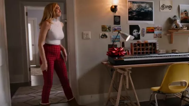 Rag & Bone Simone Plaid Pants usados por Georgia Miller (Brianne Howey) como se ve en Ginny & Georgia (S01E07)